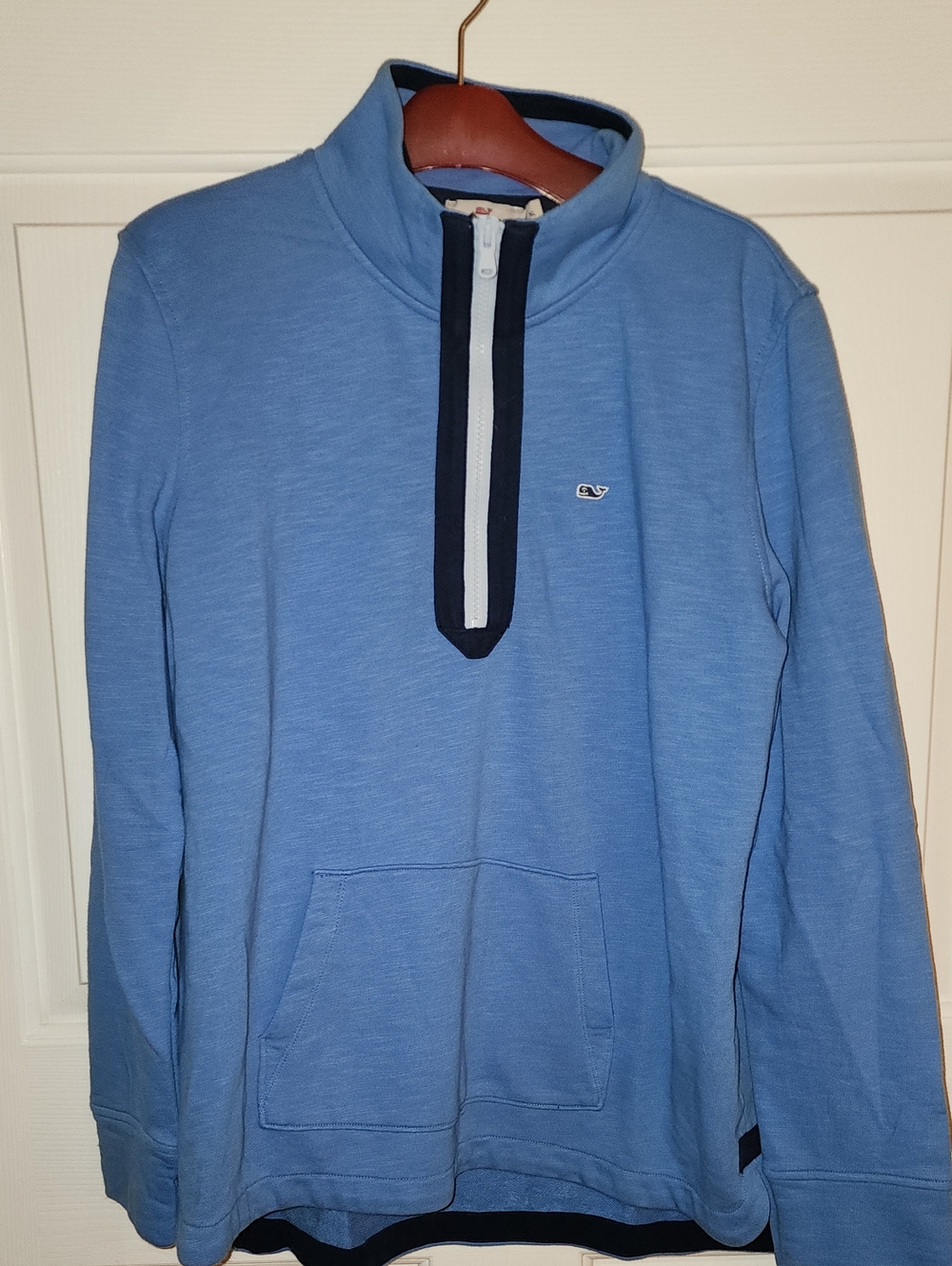 Vineyard Vines Sky Blue Half-Zip Pullover